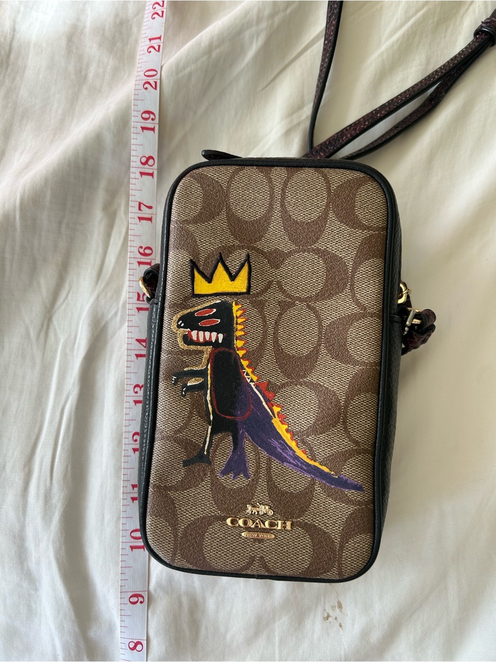 Coach Signature Canvas basquiat purse sling